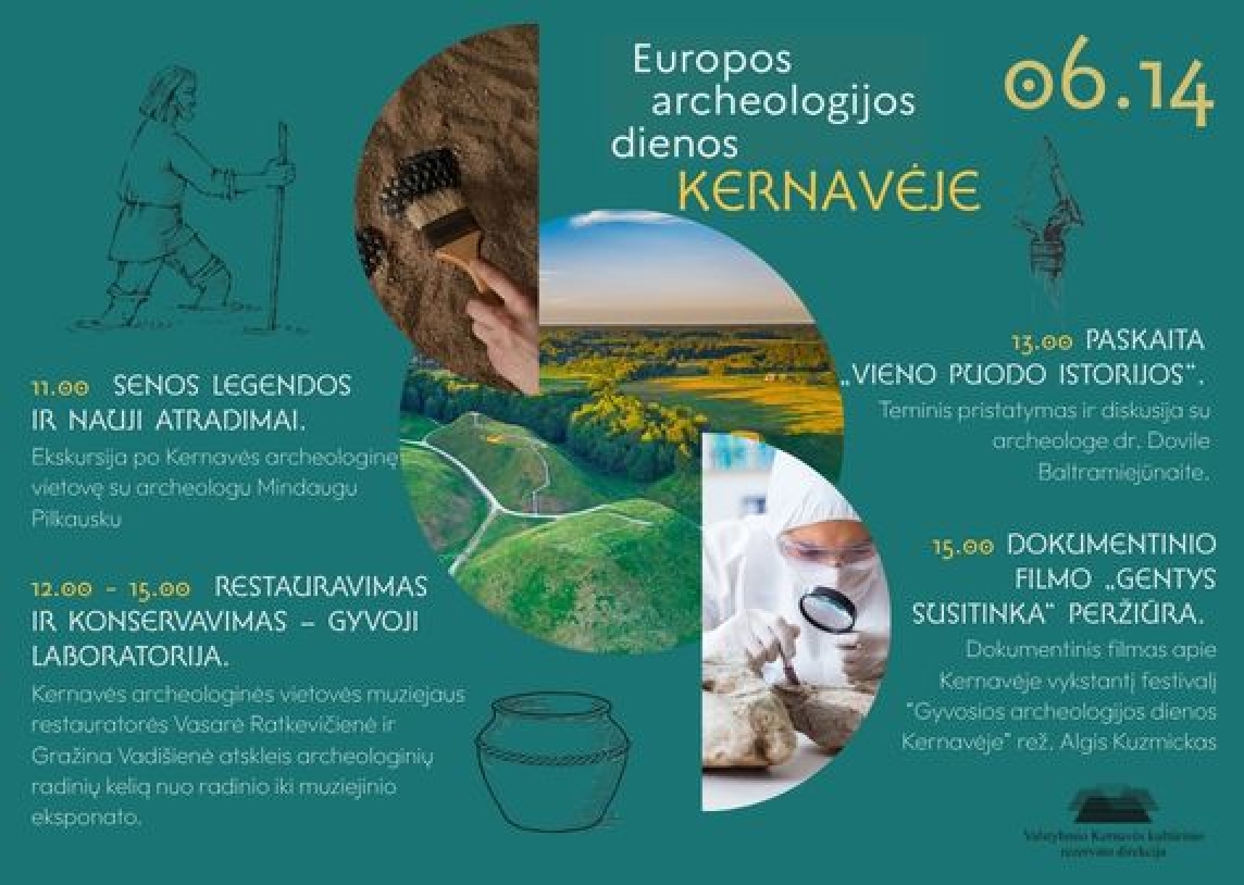 Europos Archeologijos Dienos Kernavėje 2026