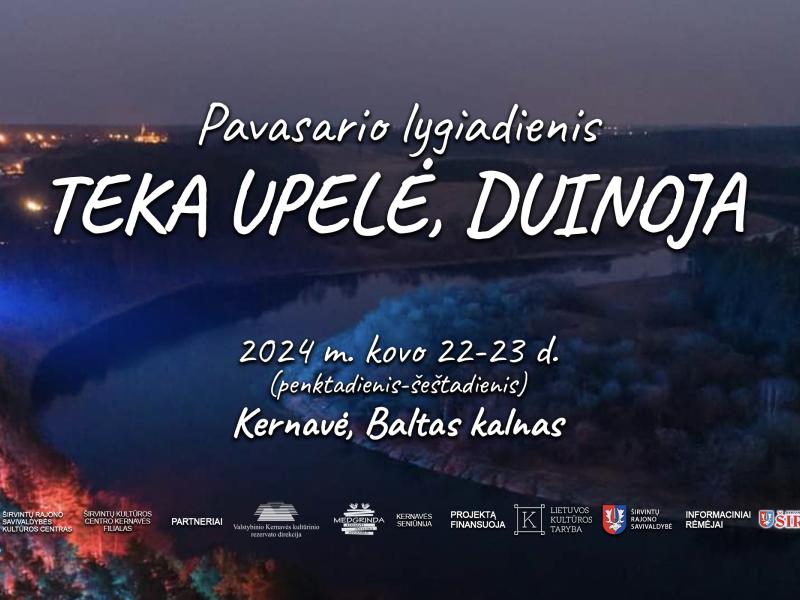 PAVASARIO LYGIADIENIS „TEKA UPELĖ, DUINOJA“ 