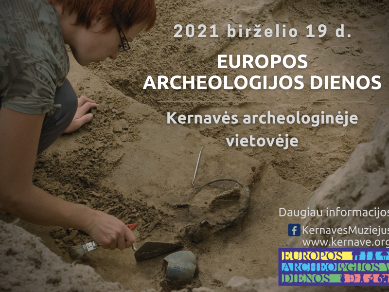 Kviečiame į Europos archeologijos dienai skirtus užsiėmimus