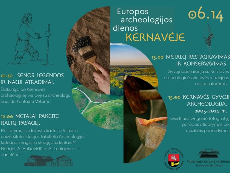 EUROPOS ARCHEOLOGIJOS DIENOS KERNAVĖJE 2025