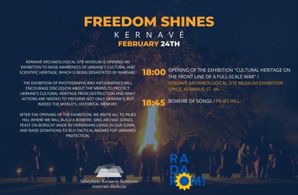 Freedom shines in Kernave