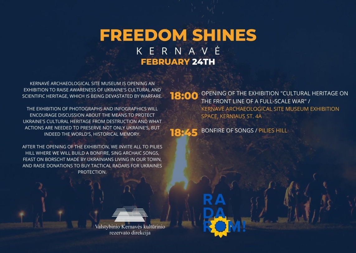 Freedom shines in Kernave