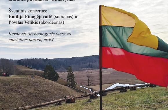 Kovo 11-oji – Lietuvos nepriklausomybės atkūrimo diena Kernavėje