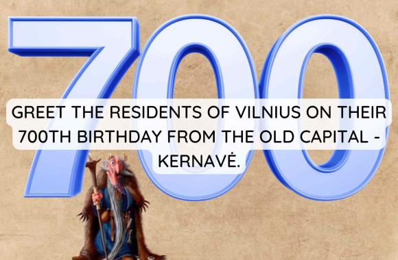 Let's greet Vilnius from the old capital - Kernavė! 