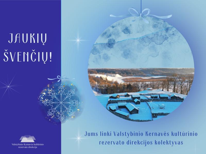Sveikiname su gražiausiomis metų šventėmis
