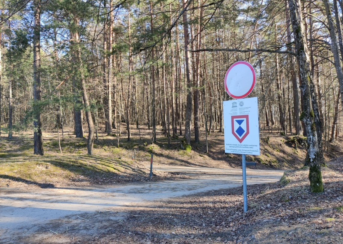 Sustiprintos apsaugos ženklas Rezervato teritorijoje