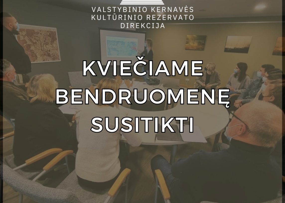 Kviečiame bendruomenę susitikti