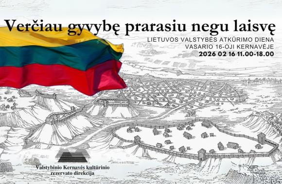 Kviečiame švęsti Vasario 16-ąją Kernavėje