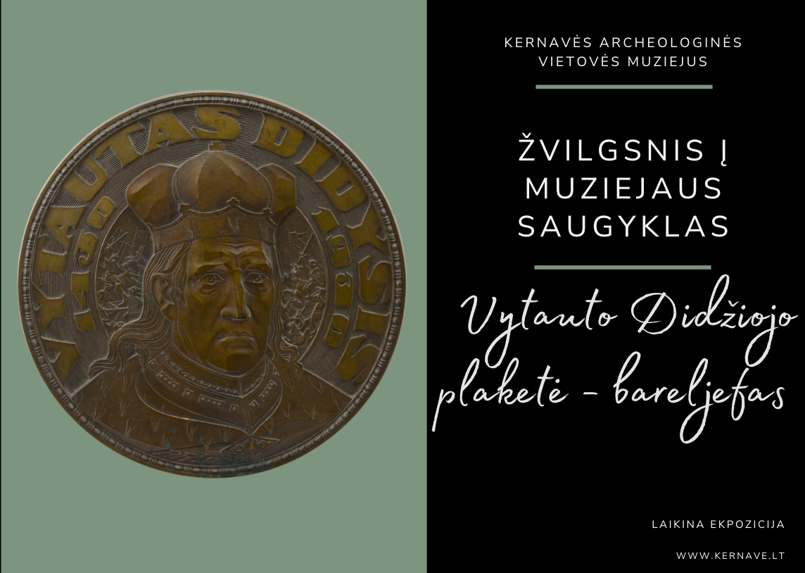 Rubrikoje „Žvilgsnis į muziejaus saugyklas“ – tarpukario Kernavės tautinį atgimimą liudijantis eksponatas